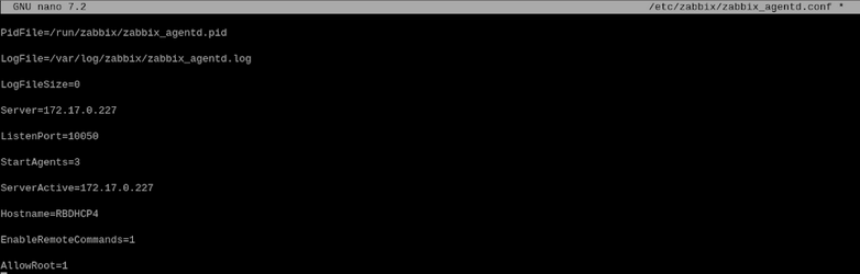 Configuration Zabbix